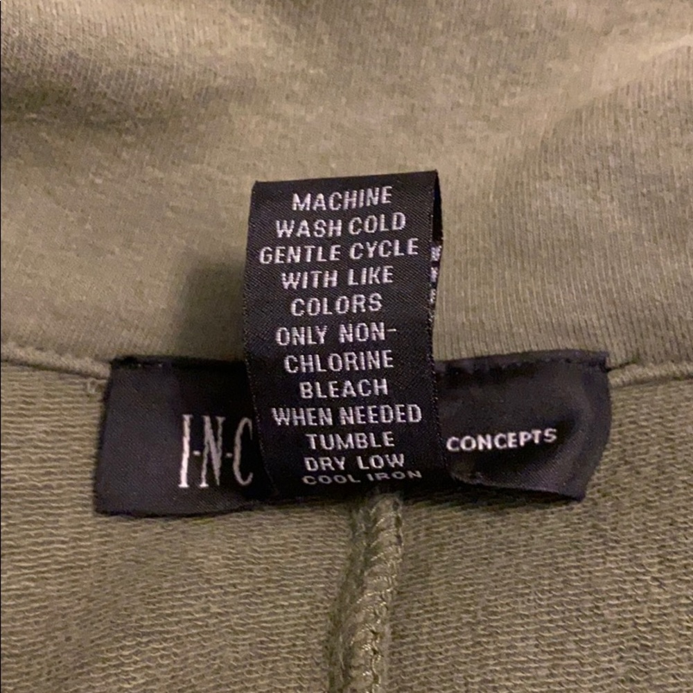 INC International Concepts Zipper Crop Jacket - Picture 7 of 8